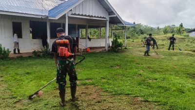 Sinergi TNI dan Warga Kirely: Posyandu Bersih, Pelayanan Makin Baik
