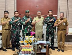 Kadispotdirga Lanud Sultan Hasanuddin Laksanakan Audiensi Dengan Bupati Pinrang, Bahas Rencana Festival Dirgantara di Bumi Lasinrang