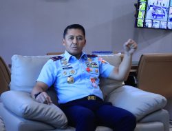 Danlanud Sultan Hasanudiin Terima Kunjungan Kepala Kantor Otoritas Bandar Udara Wilayah V Makassar
