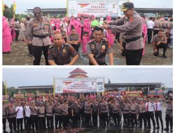 Kapolres Lampung Selatan Pimpin Upacara Korp Raport, 38 Personel Naik Pangkat Periode 1 Juli 2025.
