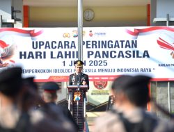Polres Gresik Gelar Upacara Hari Lahir Pancasila, Kapolres Tekankan Penguatan Nilai Ideologi