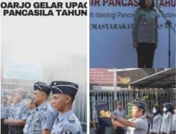 Lapas Kelas IIA Sidoarjo Gelar Upacara Peringatan Hari Lahir Pancasila Tahun 2025