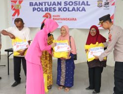 Bakti Sosial Polres Kolaka Warnai Peringatan HUT Bhayangkara Ke-79