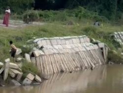 Diduga Tak Sesuai RAB, Waduk Tlogowaru Baru Selesai di Rehabilitasi Sudah Rusak Parah