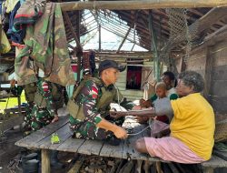 Menabur Sehat di Ujung Timur: Satgas Yonif 312/KH Hadirkan Harapan di Kampung Tomerau