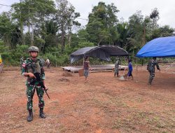 Bersama Rakyat, TNI Kuat: Aksi Peduli Masjid di Kampung Baidub
