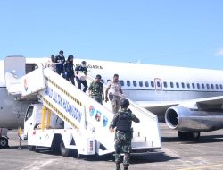 Dua Jet Tempur Sukhoi SU-27/30 Lanud Sultan Hasanuddin, Paksa Mendarat Pesawsat Asing