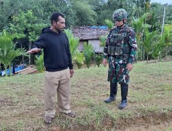 Dukung Program Manunggal Air, Satgas Yonif 126/KC Pastikan Air Bersih untuk Warga Kombut