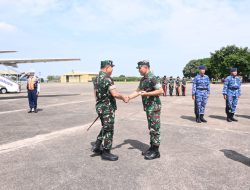 Danlanud Sultan Hasanuddin Terima Kunjungan Kerja Pangkogabwilhan II