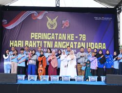 Jelang Peringatan Ke-78 Hari Bakti TNI AU, Lanud Sultan Hasanuddin Gelar Bazar dan Pasar Murah
