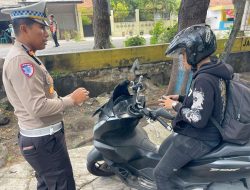 Satlantas Polres Sampang Gelar Ops Gabungan Pemeriksaan Kendaraan Bermotor
