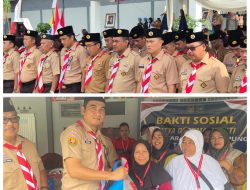 Kobarkan Semangat Disiplin dan Persaudaraan, Kalapas Kalianda Hadiri Perkemahan Satya Dharma Bhakti
