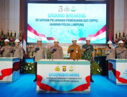 Komitmen Dukung Program MBG, Kapolri Resmikan 20 SPPG Jajaran Polda Lampung