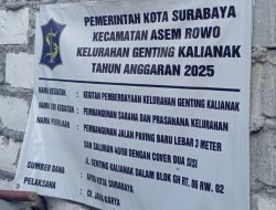 Apakah Benar Lurah Genting Kalianak Laporkan Proyek Dakel Ke Kejari Tanjung Perak Surabaya
