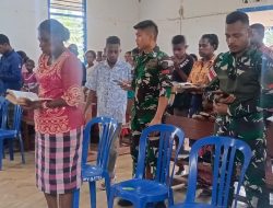 Ibadah Penuh Cinta: Harmoni TNI dan Jemaat di Gereja YPK Tomerau