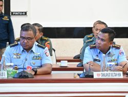 Danwing Udara 5 Hadiri Entry Meeting Satgas Penatausahaan Pemanfaatan BMN Kemhan dan TNI