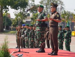 Dalam Rangka Pengamanan Kejari Tuban, TNI dan Kejaksaan Gelar Apel Kesiapan 2025
