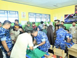 Ratusan Anak Turut Serta Dalam Sunatan Massal Yang Digelar Lanud Sultan Hasanuddin di Tompobulu