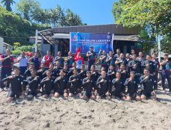 Bakamla RI Zona Tengah Buka Latihan Selam Lanjutan di Pantai Bulo