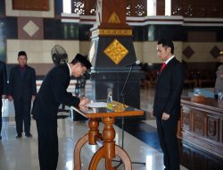 Mas Lindra Lantik Jabatan Pimpinan Tinggi Pratama