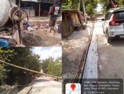 Proyek Rabat Beton Senori Diduga Jadi Bangkai Konstruksi: PUPR Bungkam, Pelaksana Menghilang