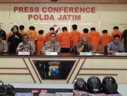 Polda Jatim Ungkap Jaringan Curanmor di 4 Kota Amankan 12 Tersangka