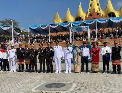 HUT RI ke-80 di Menara Siger, Kalapas Kalianda Teguhkan Semangat Persatuan dan Nasionalisme