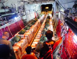 Satgas Garuda Merah Putih II,   Airdrop Hari ke-5 Untuk Gaza