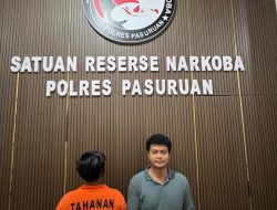 Polres Pasuruan Tangkap Kurir Sabu di Gempol, Amankan 161 Gram Sabu dan Ekstasi