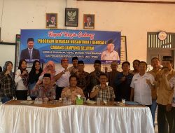 Rapat Kerja Cabang, Program Gerak Nusantara ( GENUSA) Cabang Lampung Selatan Bersinergi dan Penuh Keyakinan