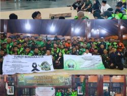 Keluarga Besar Driver ojek online (ojol) Kabupaten Banjarnegara Menggelar aksi Do’a Barsama