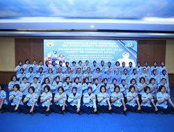 Jelang HUT Ke-62 Wara, Danlanud beserta Ketua PIA AG Cab.7/D.II Lanud Sultan Hasanuddin Dampingi Wara Ikuti Pembekalan Ibu Winayadhati Kanyasena