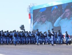 Danlanud Sultan Hasanuddin Hadiri Upacara Gelar Pasukan Operasional dan Kehormatan Militer di Pusdiklatpassus