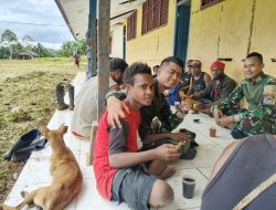 Karya Bakti Merah Putih Satgas Yonif 126/KC: Menyemai Harapan di SD Kampung Umap