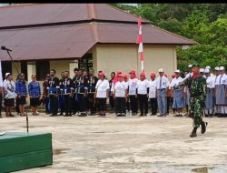 HUT RI ke-80 di Distrik Mindiptana Meriah! TNI, Pelajar, dan Masyarakat Bersatu Rayakan Kemerdekaan