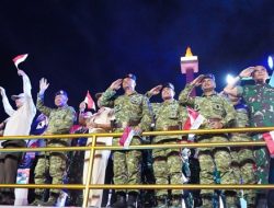 Panglima TNI Hadiri Pesta Rakyat dan Karnaval Bersatu HUT Kemerdekaan RI Ke-80 di Monas