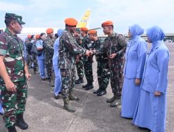 Danlanud Sultan Hasanuddin Sambut Kedatangan Pangkorpasgat