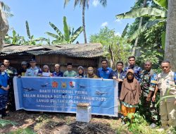 Lanud Sultan Hasanuddin Tebar Kepedulian, Salurkan Tali Asih di Momen HUT Ke-80 TNI