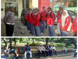 Polisi Humanis, Satlantas Polres Lampung Selatan Sapa Pelajar hingga Tukang Ojek di Kalianda