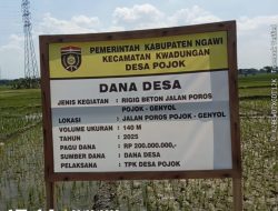 Proyek Pembangunan Jalan Poros Desa Pojok Diduga Jadi Ladang Korupsi