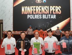 Polres Blitar Berhasil Ungkap Kasus Curat dan Curanmor
