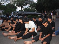 Polres Tuban Amankan dan Beri Pembinaan 38 Oknum Pesilat Konvoi di Jalan Raya