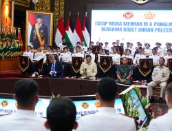 Panglima TNI Dampingi Menhan RI Beri Arahan Kadet Unhan Asal Palestina