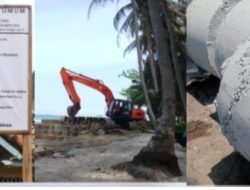 Proyek Pengaman Pantai di Lampung Selatan Rp 27 Miliar Disorot, Kualitas Pekerjaan Dipertanyakan