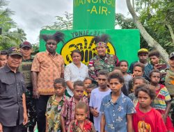 Manunggal Air : Satgas Yonif 312/KH Hadirkan Air Bersih, Harapan Baru untuk Warga Toray