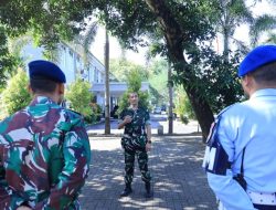 Lanud Sultan Hasanuddin Sapa Warga Melalui Patroli, Ajak Jaga Keamanan dan Ketertiban