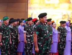 Panglima TNI Terima Laporan Korps Kenaikan Pangkat 177 Pati TNI