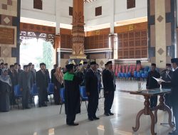 Mas Lindra Lantik 2 Pimpinan OPD Strategis