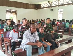Satgas Yonif 312/KH dan Warga Yanggandur Bersatu dalam Doa: Menabur Kedamaian di Perbatasan Papua