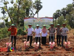 Dukung Swasembada Pangan Nasional, Polres Tuban Giat Tanam Jagung